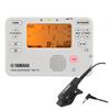 TDM-710IV Ivory Tuner Metronome Set with TM-40 Microphone Black