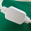 European Plug 1.5m Black/White Power Cord with CE Certification for LED Lighting