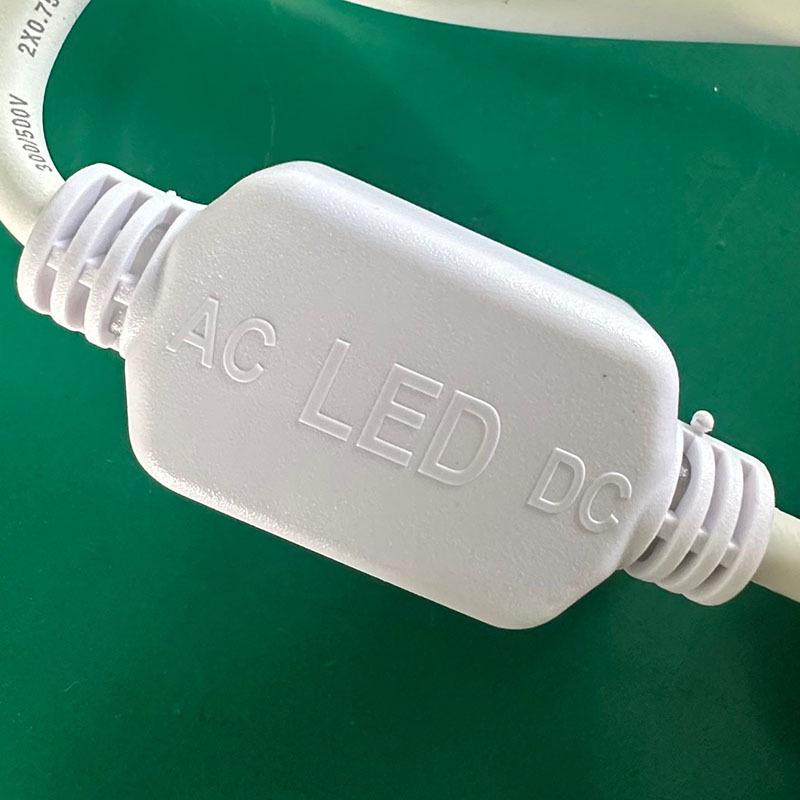 European Plug 1.5m Black/White Power Cord with CE Certification for LED Lighting
