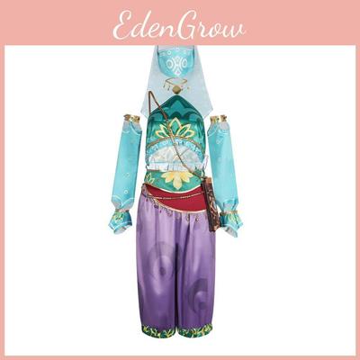 Disfraz Cosplay de la Princesa Zelda para Mujer Anime Juego Kingdom Tears Atuendo de Halloween S-m L-xl 2xl-3xl