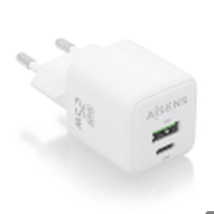 Chargeur mural Aisens ASCH-25W2P014-W Blanc Multicouleur 25 W