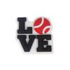 Rubber Decoration Pin For Crocs Emblem Patch Football Love 169-04 OS
