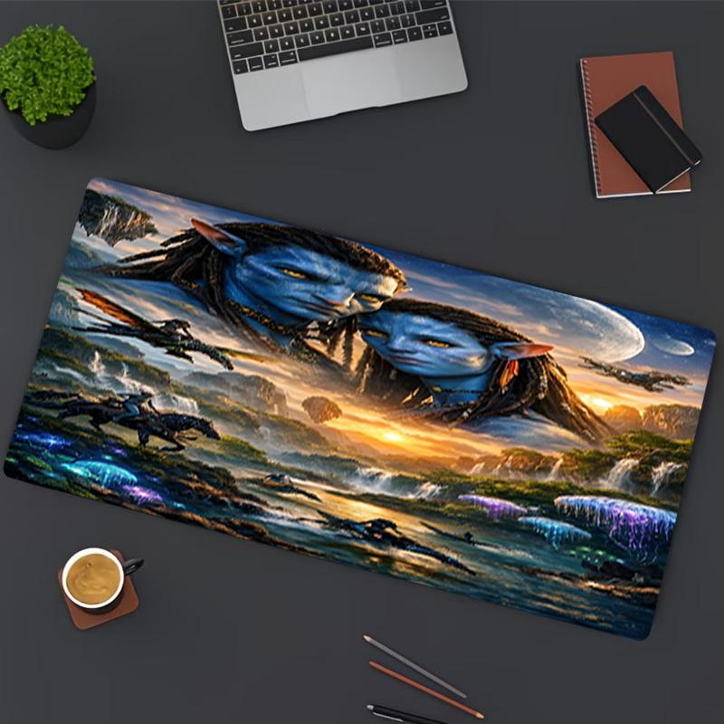 Podložka pod myš s potiskem Avatara, pro podložku pod klávesnici, podložka pro notebook PC pro kancelářské domácí použití, dekorace stolu, perfektní dárek k narozeninám pro hráče