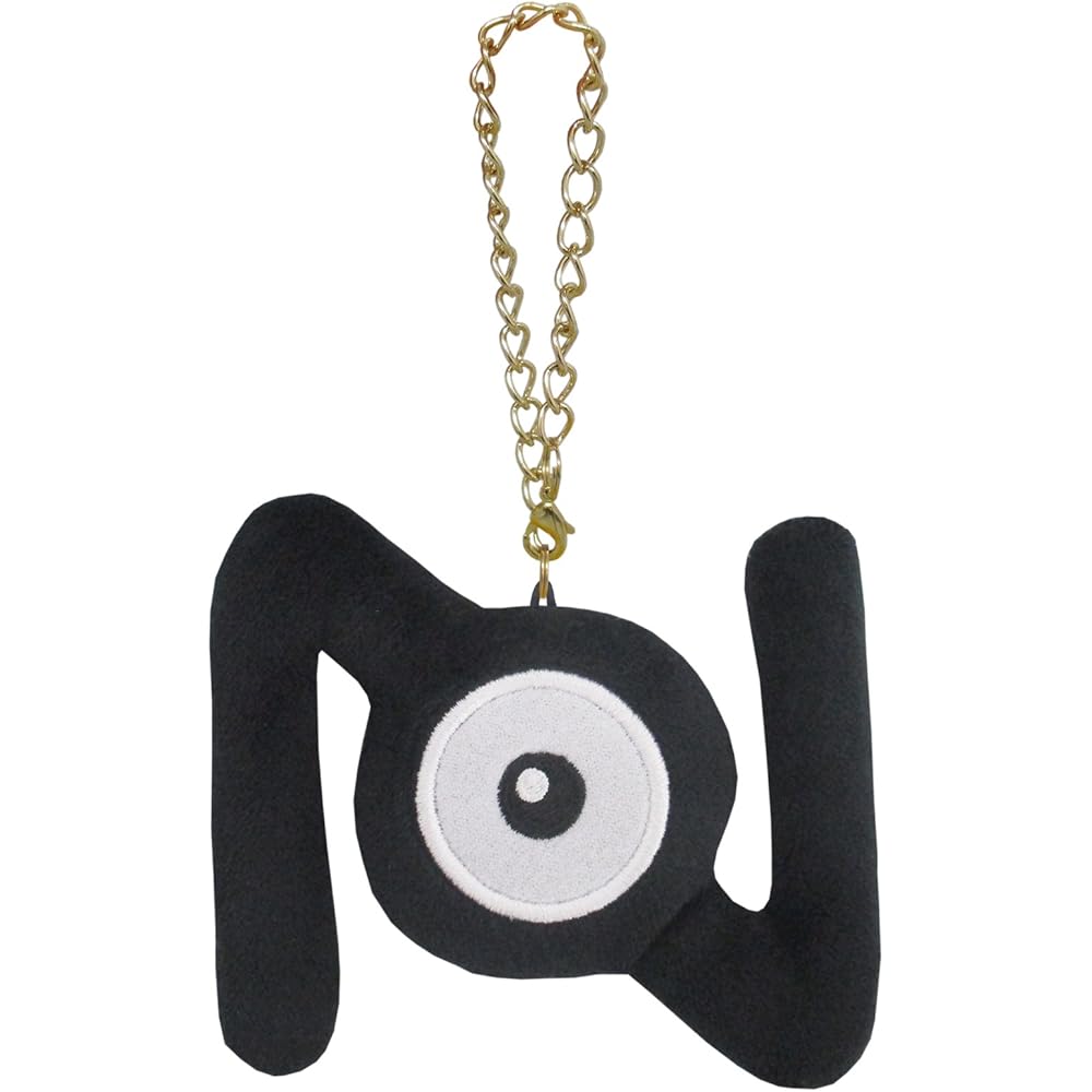 PM28 Unown N Plush Toy Soft Mascot Figure Collectible Character