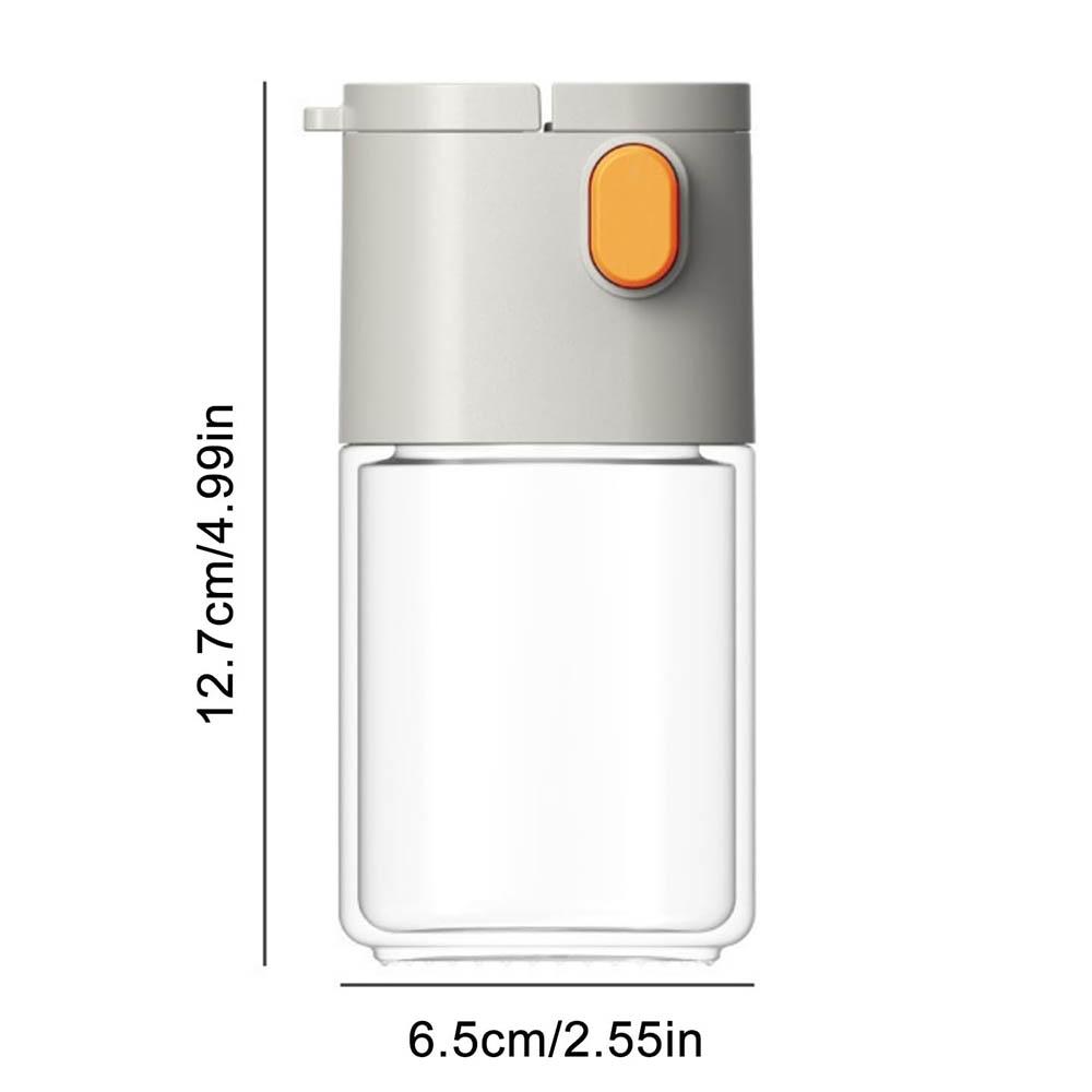 

Glass Measuring Seasoning Bottle with Plastic Lids,Portable Empty Spice Bottles Seasoning Storage Box Jars for Sugar Salt Herbs белый