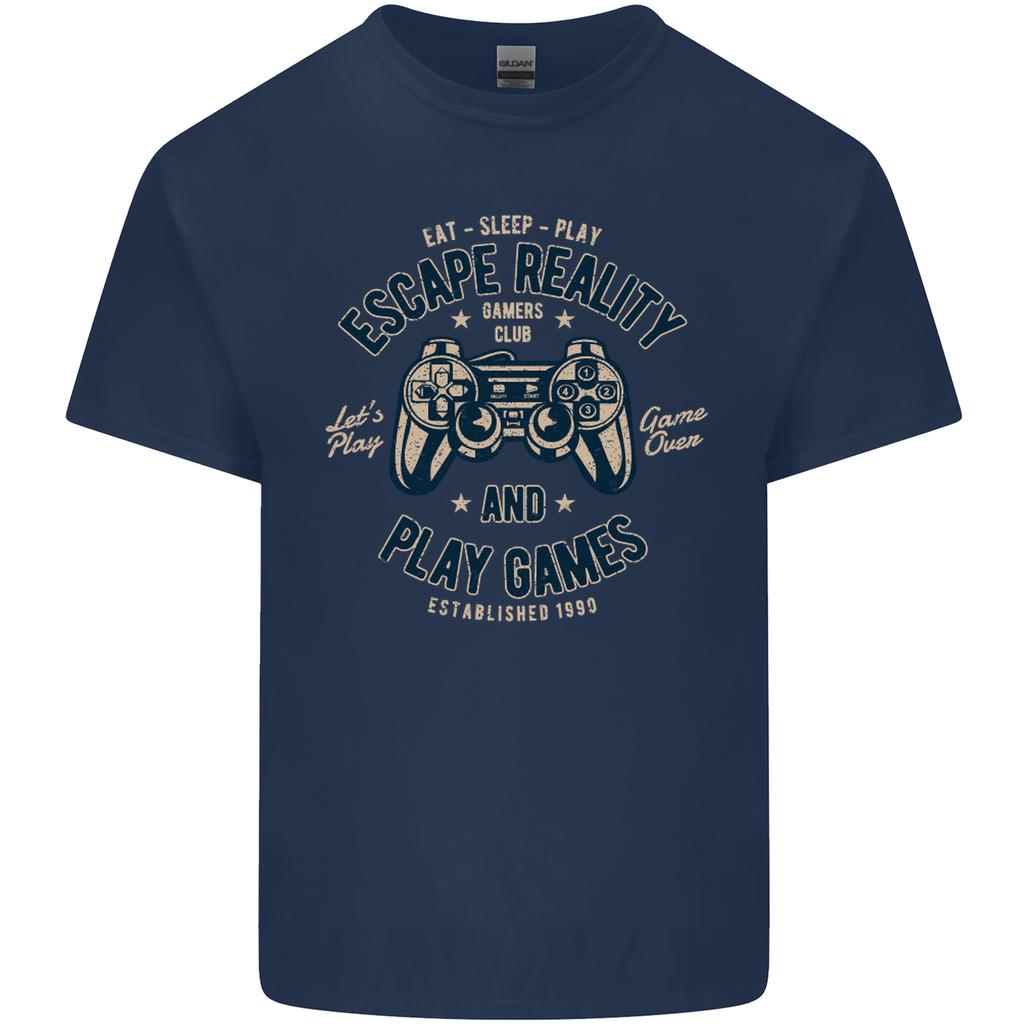 Escape Reality and Play Games Unisexs Light Cotton TShirt