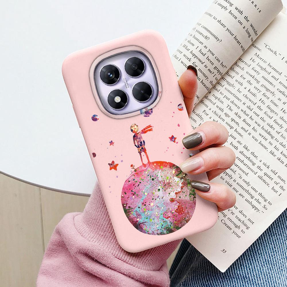 Space Astronaut Star Pattern Shockproof Phone Case For Xiaomi Redmi Note 15 Pro 5G 15C Silicone Soft Camera Protection TPU Cover