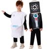 Kind TV Spreker Man Cosplay Kostuum Jumpsuit Halloween Verkleed Titan Skibidi Toilet Kostuum voor Kinderen