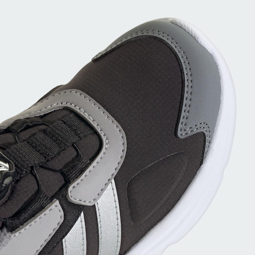 adidas Ozelle Low Top Casual Shoes Black Gray Kids'