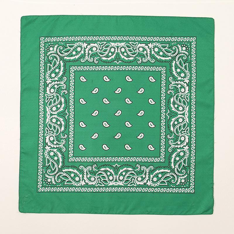 Fashion Bohemian Print Bandana Hair Bands for Women Turban Headband Square Scarf Handkerchief Hair Accessories Bonnet Hijab