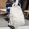 Mode Teenager Wasserdichte Büchertasche für High School Mädchen Jungen Schultasche Nylon Schwarz Rucksack Frauen Laptop Mochila
