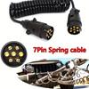 2M 3M 7Pin Trailer Truck Light Board Extension Cable Lead Male To Female Wire Plug Socket Wire Part Coupling Circuit Plug Socket