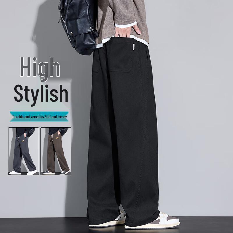 VUUG Men s Casual Straight-Leg Trousers L