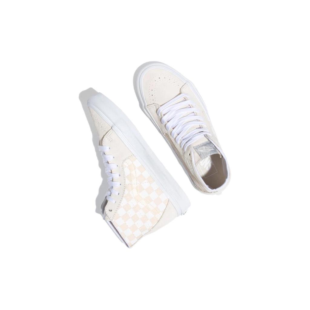 New Sk8 Vans Hi Tapered 'Crystal Sidestripe Checkerboard' VN0A7Q62C13