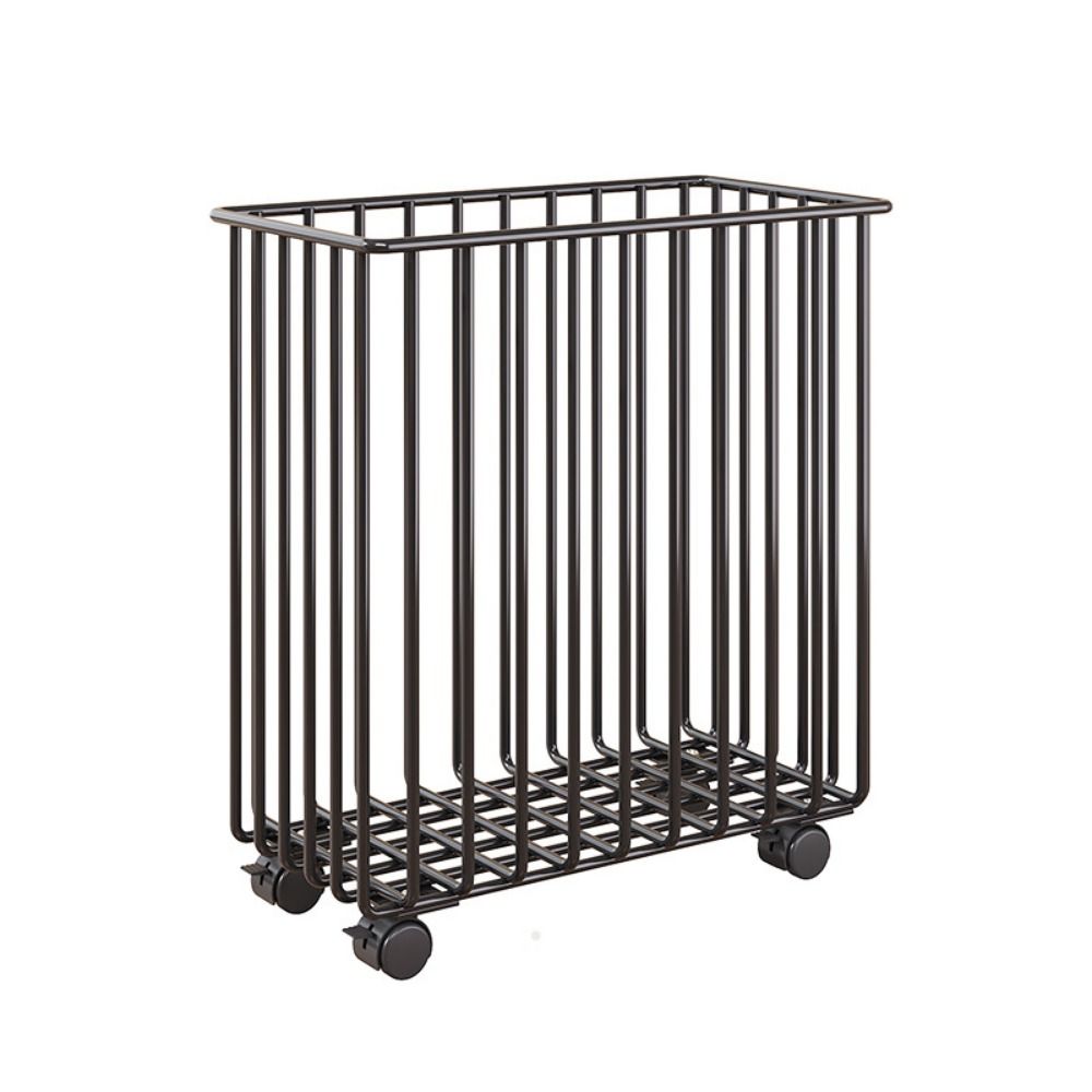 

Wheel Laundry Basket Mobile Dirty Clothes Bucket Durable Removable Cart Corner Dorm