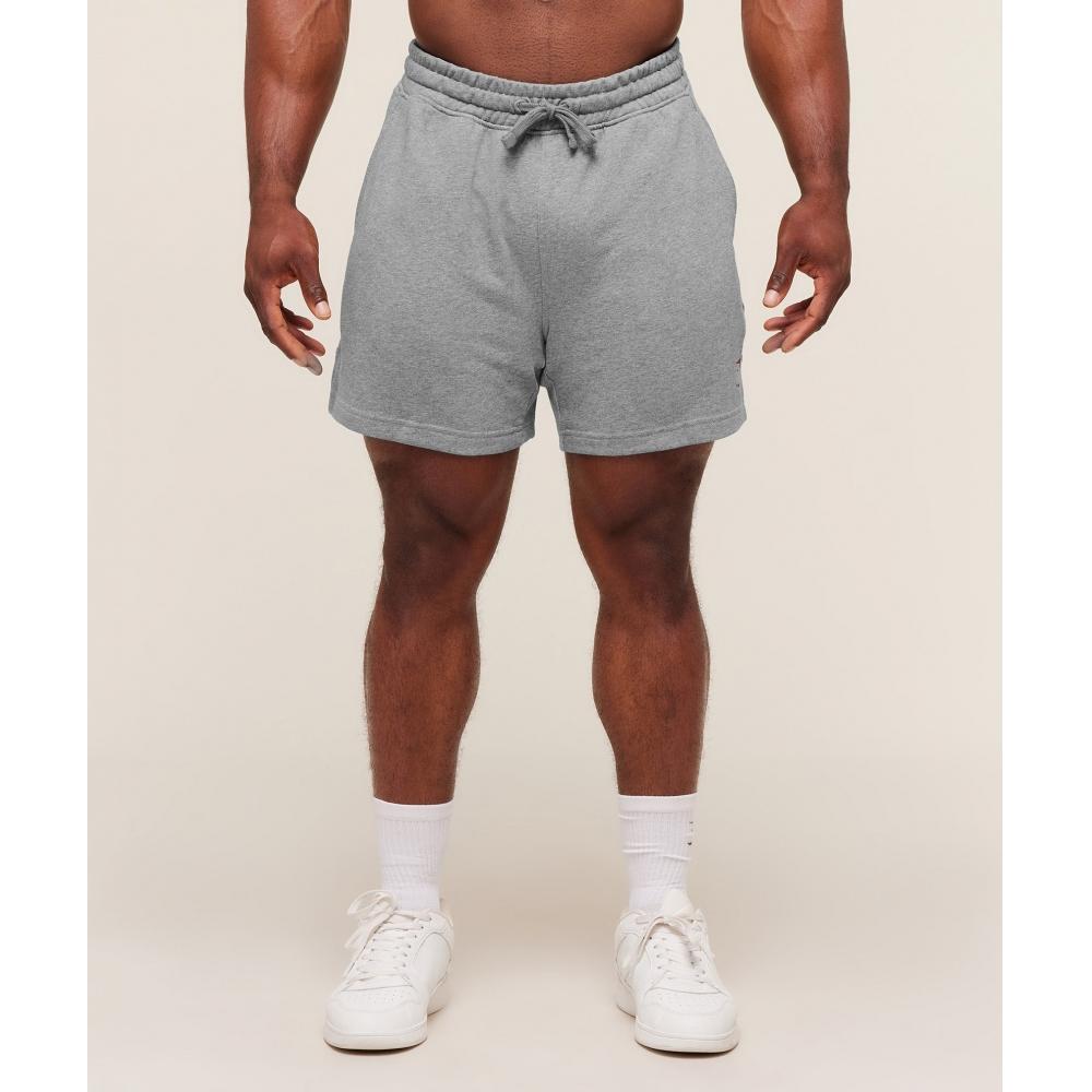 Gymshark Power 5  Shorts Charcoal Core Marl A4b9o Gbbb