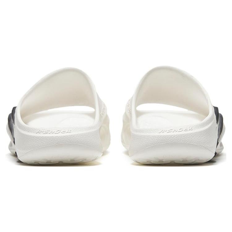 New Anta Nitrogen Bubbles Slide Slippers Women's White Black 122321801-3