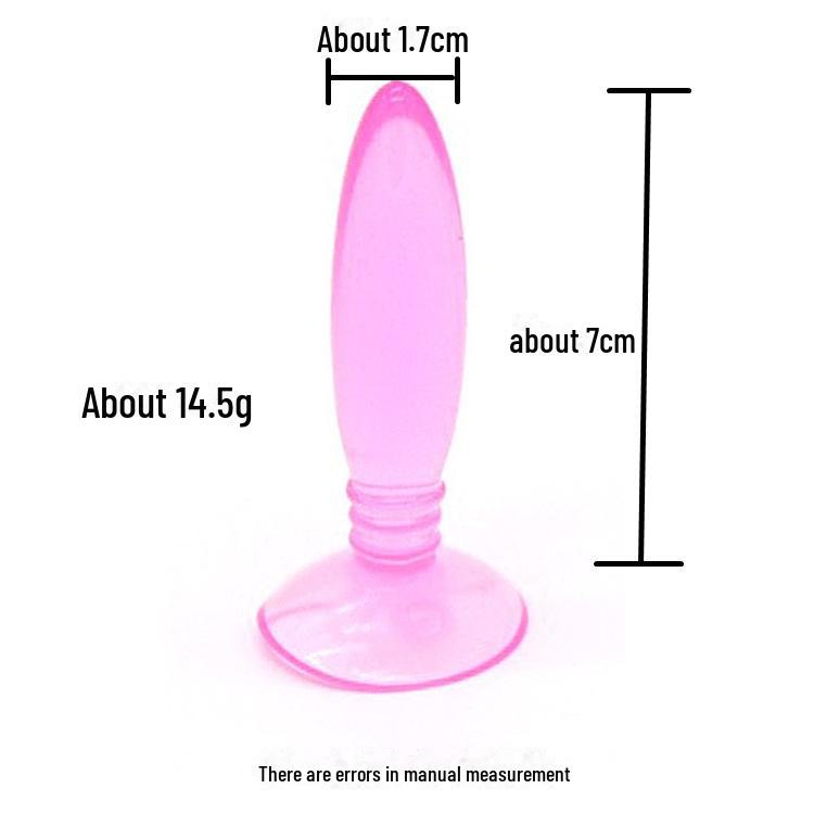 Silicone Soul Cone: Suction Cup Anal Plug Set (Large, Medium, Small) - Soft Rubber Adult Toys.