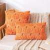 Pumpkin Tufted Throw Pillow Cover Halloween Style Plush Pillow Covers New Cushion Cover  Fall Decor