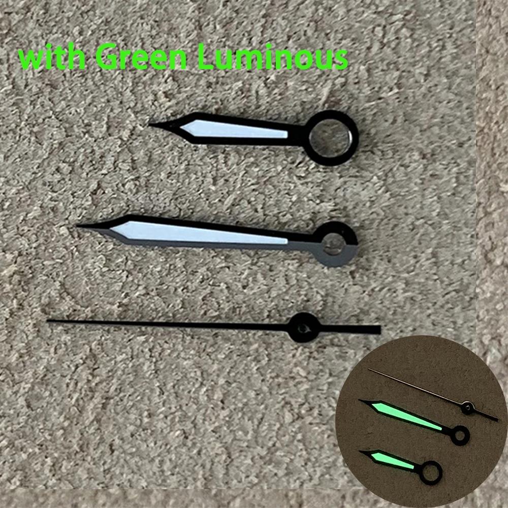 Modified Watch Accessories Orange Red White Color Matching Hands Green Luminous Hands for Japanese NH35/36/4R7S Movement