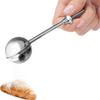 Stainless Steel Powder Shaker & Semi-Leaking Tea Ball Sifter – Ideal for Flour, Frosting, Sugar, and Powder.