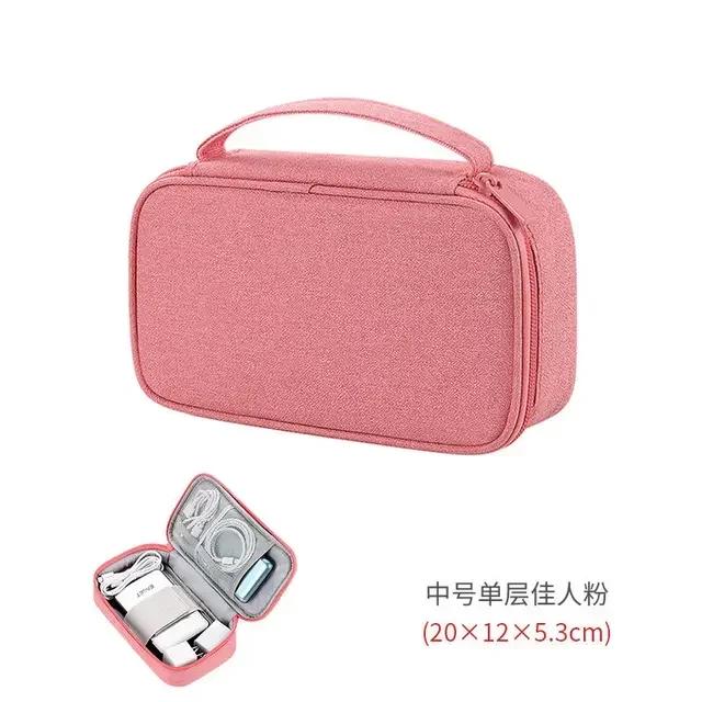 Travel Cable Organizer Bag Pouch Electronic Accessories Gadget Carry Case Portable Waterproof Storage Bag for Cable Cord