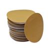100Pcs 6" NO-Hole 80Grit Disc Hook Loop Pad Sanding Disc Flocking Sandpaper