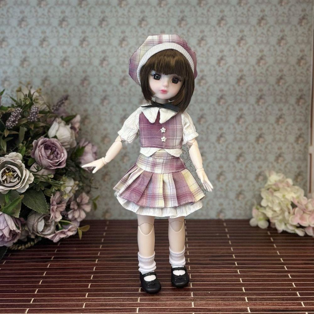 With Clothes Removable Joints Doll 3D Eyes 1/6 Bjd Dolls Hinged Doll 30cm BJD Doll  Girls Gifts