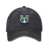 Berretto da Baseball in Cotone Lavato Logo Warriors Grigio Scuro Design Ricamato della Squadra Vestibilità Classica Unisex Stile Outdoor Cappello Resistente in Tela