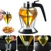 Diamond Glass Olive Oil Can Dispenser with Holder Kitchen Olive Oil Dispenser Bottle Oil Honey Dispenser Bottle Kitchen Tools