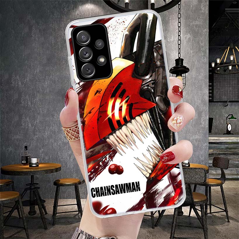 C-Chainsaw Mans Denji Soft Phone Case For Samsung Galaxy S22 S23 S24 S25 Edge S26 Ultra S20 FE S21 Plus + Fundas Coque Galaxy S2