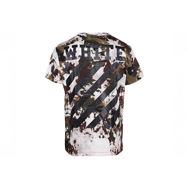 Off-White Snowflake Camouflage Short Sleeve T-Shirt Men Tops Multicolor OMAA004S160890049910
