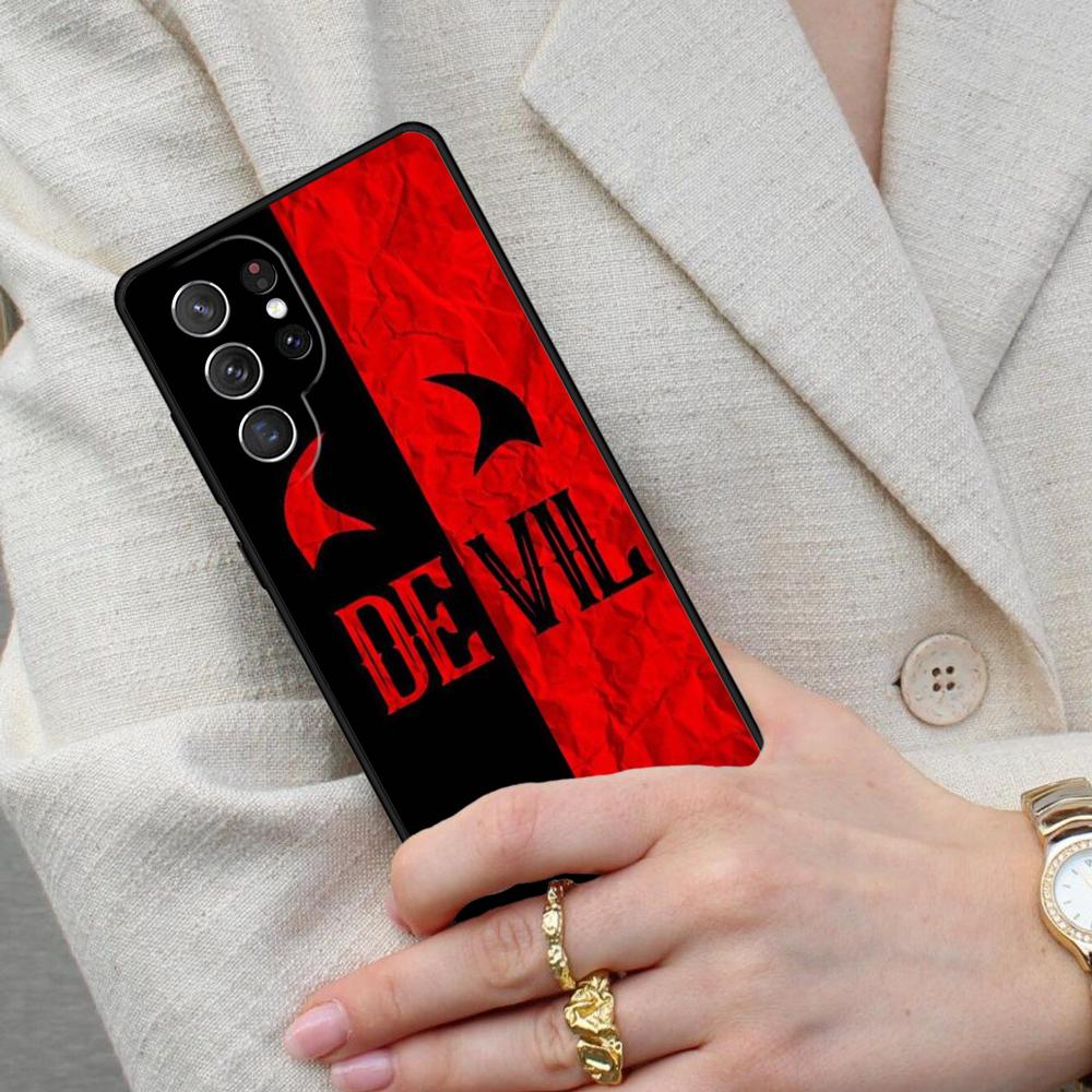 Devil Bad Boy Anime Cell Phone Case for Samsung Galaxy S26 Ultra S25 S24 S23 S22 S21 S20 Note10 Cover