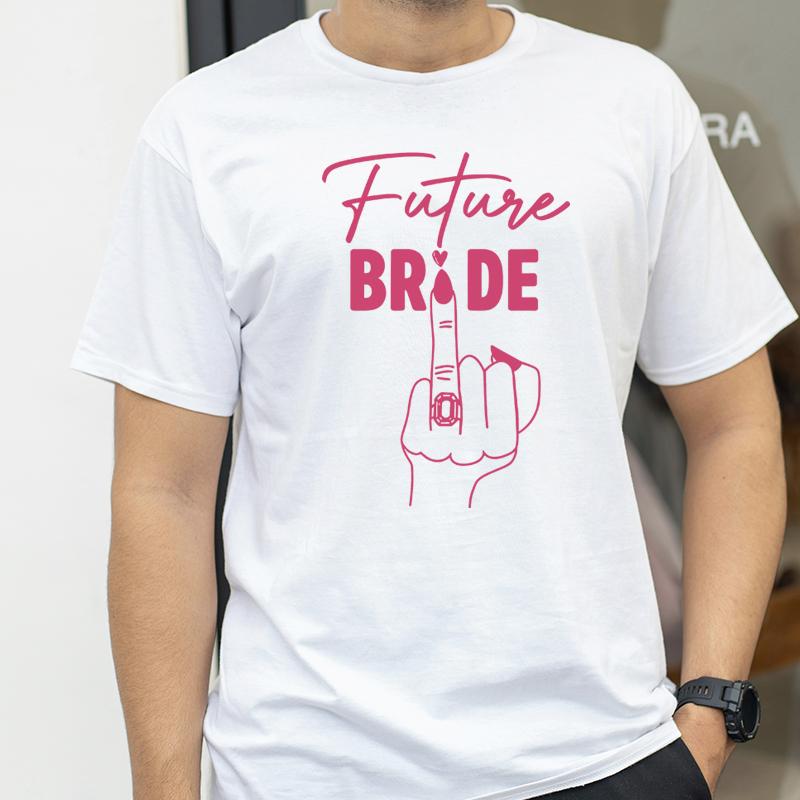 Team Bride Tshirt Girls Single Farewell Bachelorette Hen Party Bridal Shower Shirts Finger Wedding Ring Graphic Tops tees
