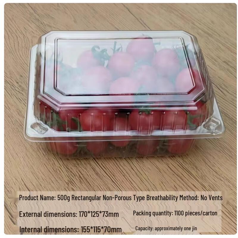 Disposable Rectangular Plastic Food Containers