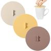 Silicone Lids for Cups, Silicone Cup Covers, Colored Universal Cup Lids, Reble Mug Cover, Food Grade Dust-proof Airtight Seal Lids for Mugs Tea Cups