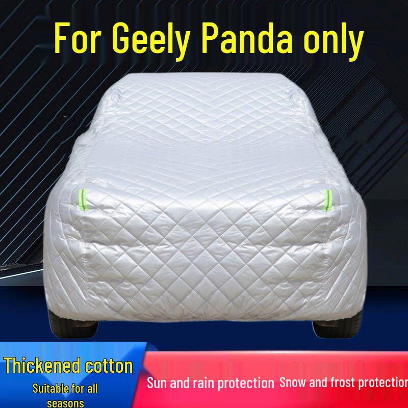 2025 Geely Panda Cotton Quilt Car Cover: Anti-Snow, Anti-Hail, Sun & Rain Protection, Thick MINI Cover Geely Panda