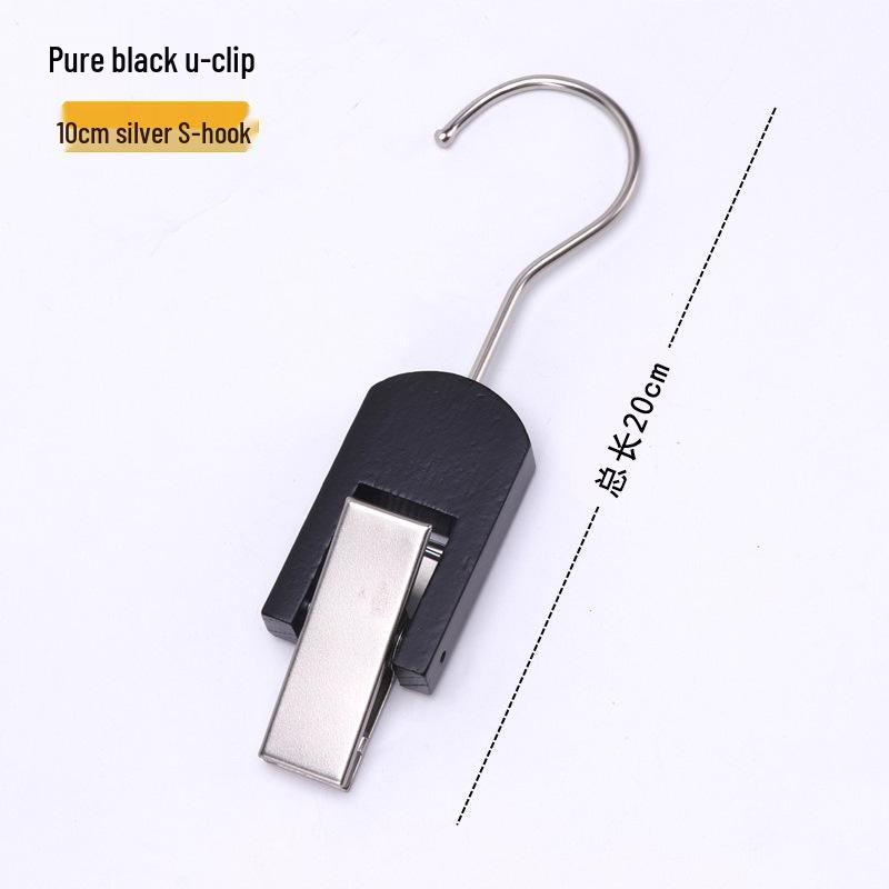 Solid Wood Acrylic Clip Hanger for Clothing Stores – Perfect for Children's Wear, Women's Wear, Pants, Scarves, Hats, and Socks.