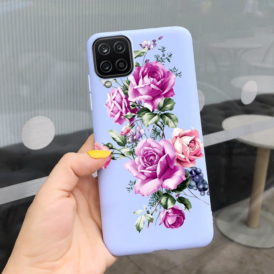 Für Samsung Galaxy A12 Hülle M12 F12 Cue Süßigkeiten Bemalte Abdeckung Weiche Silikon Handyhülle Für Samsung A12 M 12 GalaxyA12 Coque Bumper