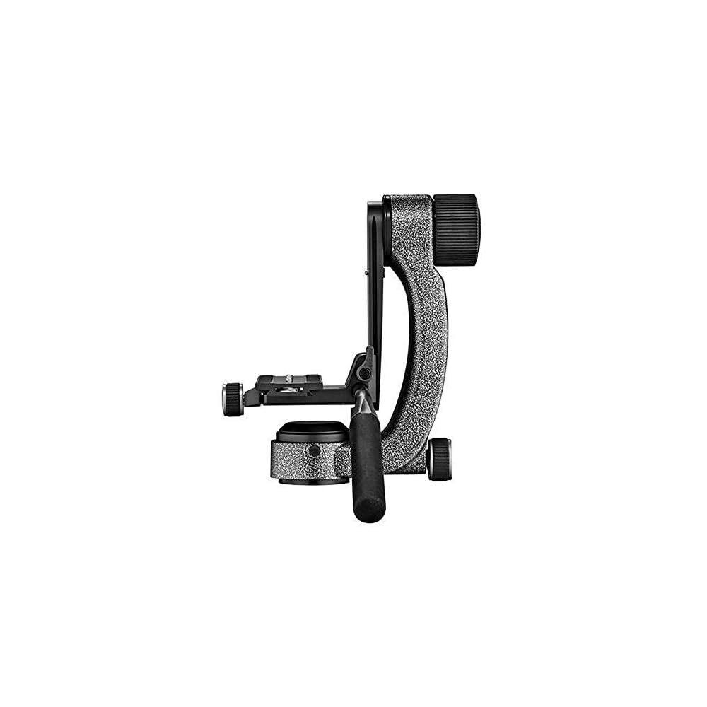 Gitzo Fluid Gimbal Head with Sliding Plate, Arca-Swiss Compatible, Whip & Pan Mechanism, Telephoto Lens Compatible, 8kg Load Capacity, GHFG1