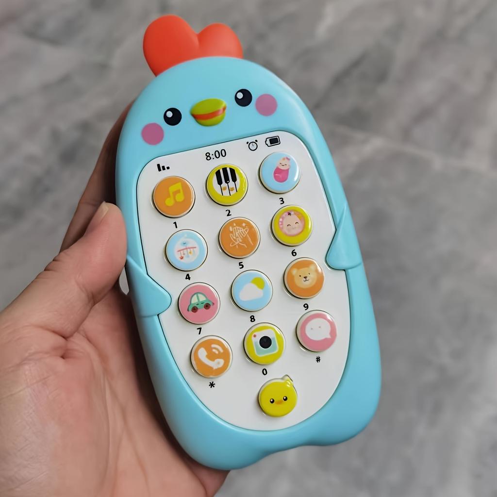 Handy-Spielzeug für Kinder, Mobiles Musikspielzeug, Lernmaschine Sicheres Telefon Musikmaschine Geschenk für Kinder Weihnachten Halloween-Geschenk