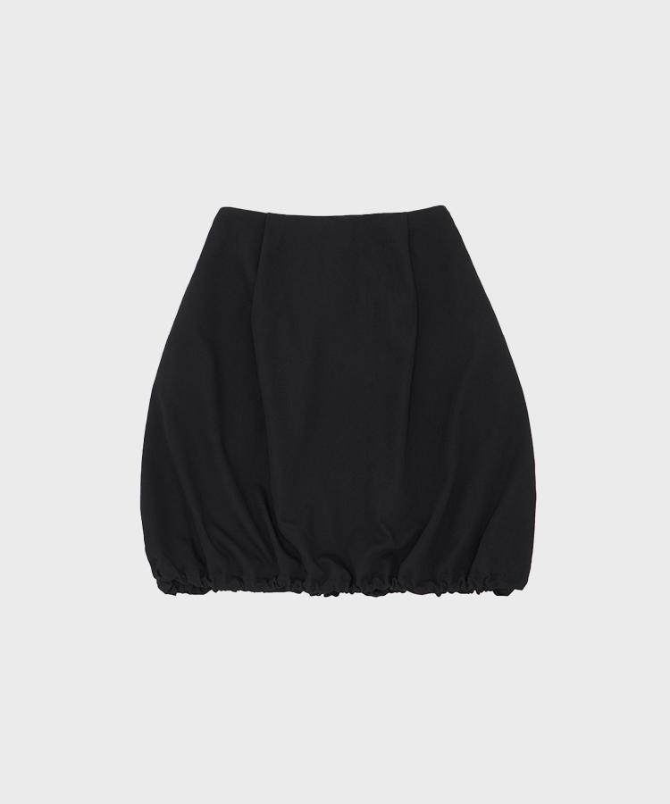 Cookies Tr Balloon Midi Skirt_Black