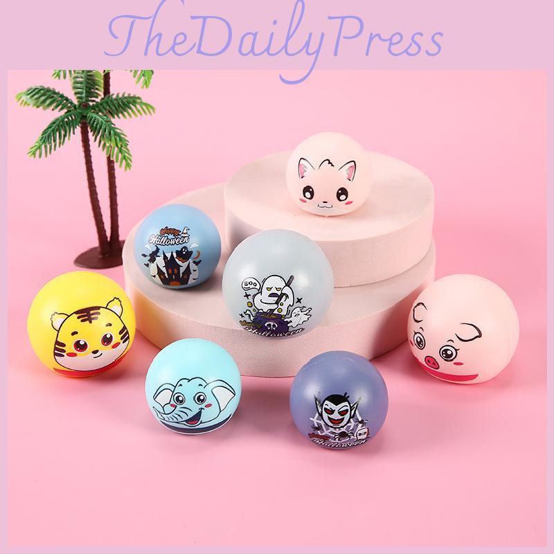 Cute Mini Animal Patterned Spherical Children Toy Car Entertainment For