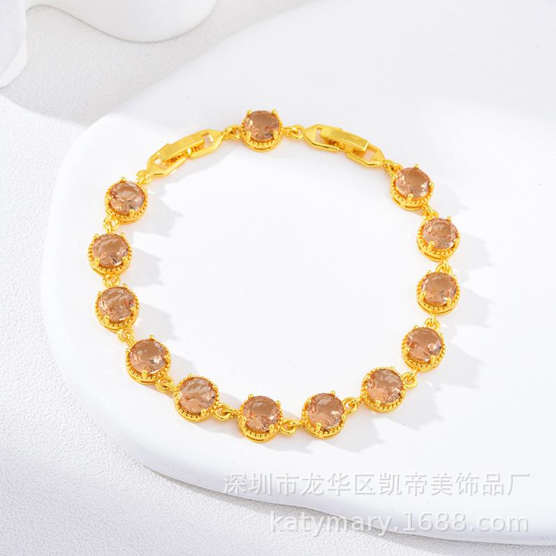 Different Environment Color-Changing Sultanite Bracelet Turkey Seven Colors Boehmite Bracelet