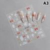 5D Embossed Christmas Nail Stickers Christmas Tree, Snowflakes, Elk, Snowman Nail Decal Autumn Winter Nail Supplies Decoration