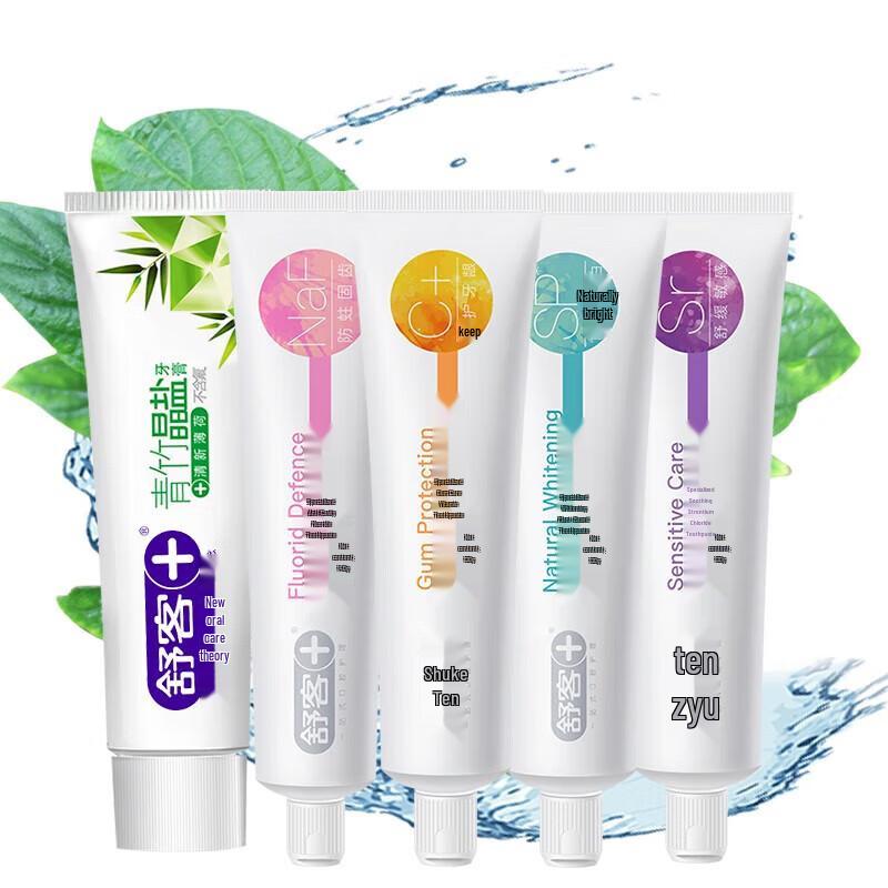 Shuke Green Bamboo Crystal Salt Toothpaste 3-Pack