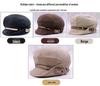 Face-Slimming Women's Beret: Loose Fit, Short Brim Newsboy Painter Hat for Spring & Autumn
