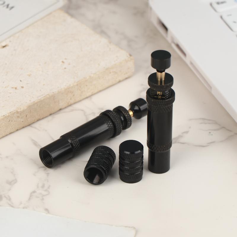 4Pcs Adjustable Auto-Stop Tire Deflator Valve Kit (10-30 Psi)Screw-On Tyre Air Down Tool For Vehicles Motorcycle Offroad 4X4 onesize