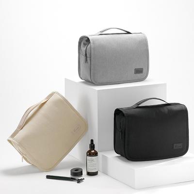 New Cross Border RPET Hook Makeup Bag Handheld Large Capacity Travel Washbag Waterproof Business Travel Portable Washbag
