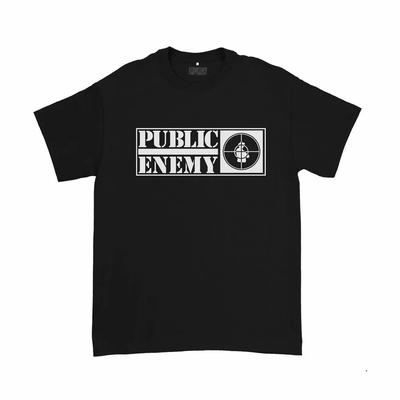 T-shirt in cotone a maniche corte con girocollo unisex Public Enemy